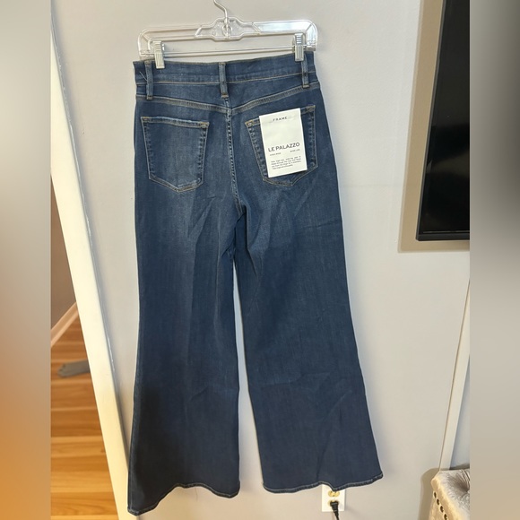 FRAME Le Palazzo Jeans in Orlena Sz 29 Wide Leg - Picture 4 of 5